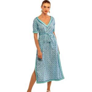 NWOT Gretchen Scott Surf's Up Dress - periwinkle , $225 XL